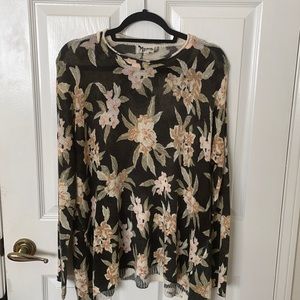Show me your mumu oversized floral sweater